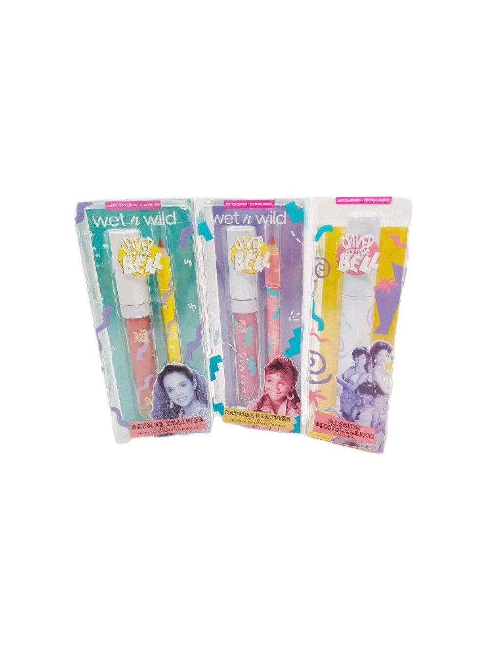 Wet n Wild Save By The Bell Bayside Beauties Plumping Lip Kit Set Of 3